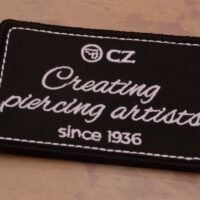 Patch creating piercing artist